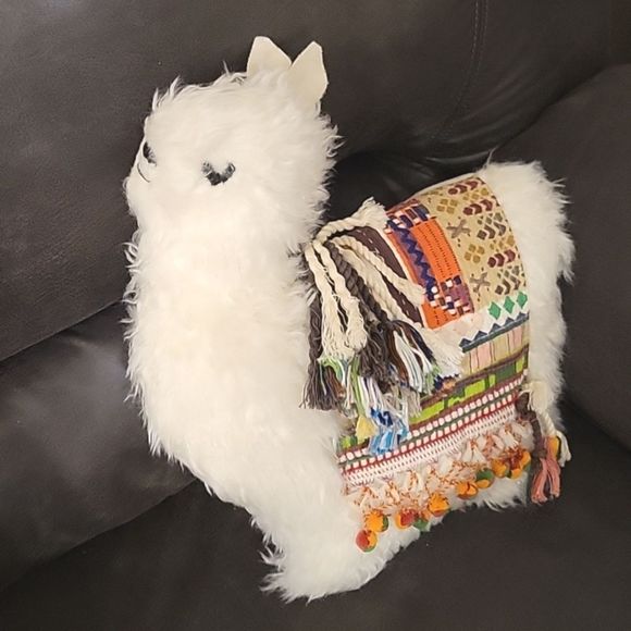 Urban Outfitters Multicolor Llama Accent Pillow - Picture 2 of 7